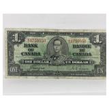 1937 Cdn 1 Dollar Bill - Coyne/ Towers