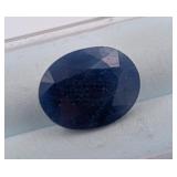 $8,160 Appraisal - 6.8 ct Cert. Blue Sapphire