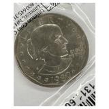 1980 U S A $1 Susan B Anthony-unc