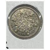 1928 G B 6 Pence