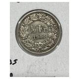 1944 Switz 1/2 Franc