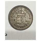1944 G B 6 Pence