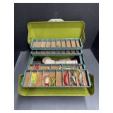 Vintage Simonsen Tackle Box with Contents