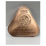 2024-1 Oz .999 Fine Copper Token - Libertad