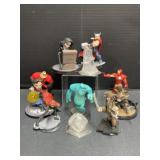 8 Disney Infinity Figures and 3 Marvel Figures