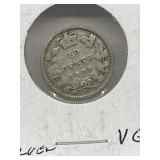 1888 Cdn 10 Cents- Silver