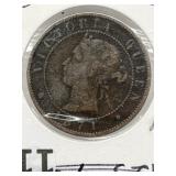 1871 P E I  Large Penny