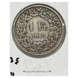 1943 Switz 1 Franc