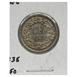 1963 Switz 1/2 Franc
