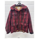 Woolrich Red Plaid Coat - Size 48