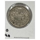 1943 India 1/4 Rupee