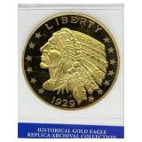 U S A Historical Gold Eagle Replicas