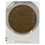 1909 Cdn Large Penny