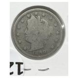 1899 U S A 5 Cent - Silver