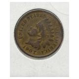 1907 U S A 1 Cent