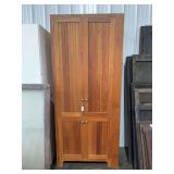 Wood cabinet 39" x 90" x 21"