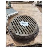 Iron round grates