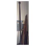 Lot of antique wood baseboard, molding etc