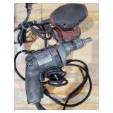 Chicago Electric Palm Sander, Black & Decker Drywall Screwgun Screwdriver