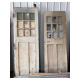 4 antique doors 2 - 93" & 2 - 90"