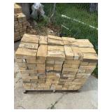 Pallet of yellow brick