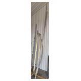 2 - metal handrails apx 14