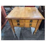 One drawer square table