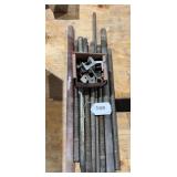 Threaded rod, clamps