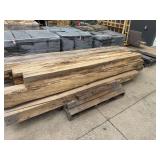 Pallet of rough cut 6" x 6" posts & 8" x 8" posts