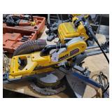 DeWalt Brushless Dual Power 12" Sliding Compound Miter Saw DHS 790, Power Supply DCA 120 (needs repairs)