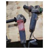 Milwaukee 4½" Grinder, Bosch Grinder