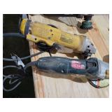 DeWalt 5" Angle Grinder, Metabo Grinder