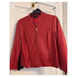 Ladies leather look Colleen Lopez jackets