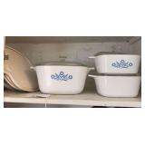Lot of Corningware dishes