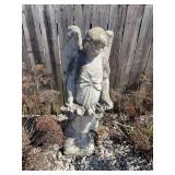 41” concrete angel statue