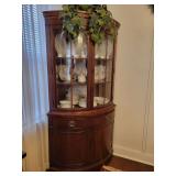 Drexel Corner China Cabinet  40 x 70 x 29
