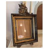 Pair of picture frames on stands, picture frame
