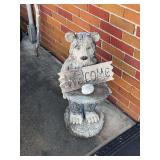 26”T resin welcome bear