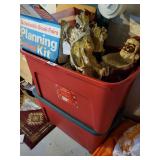 Christmas Decor -- 2 bins full