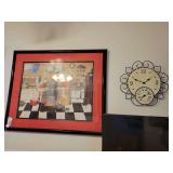 Framed Print, Clock