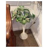 Pr of 35” wicker plant stands
