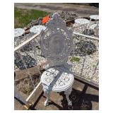 Pr of aluminum patio chairs