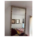 Large framed mirror w/cherubs
