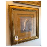 2 framed prints 19" x 21"