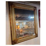 Framed mirror 33" x 38"