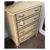 French provincial style 4 drawer chest