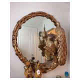 Unique pheasant mirror 42" dia