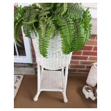 Wicker plant stand 29" t