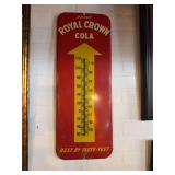 Vintage metal thermometer 25" t