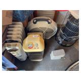 Kerosene heater, electric heaters, fan